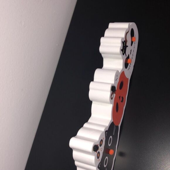 Pumpkin skull and black cat Halloween deskdecoration  house festive decor - Picture 7 of 10